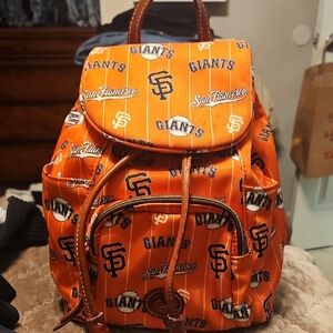 Dooney & Bourke Orange San Francisco Giants Logo Backpack